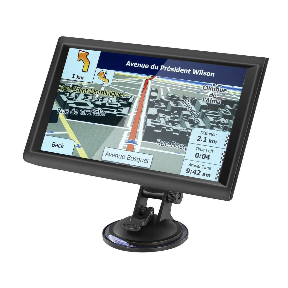 9" Car GPS Navigation - 8GB Touch Screen Vehicle Navigator