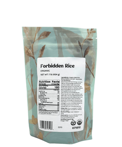 Forbidden Rice, Black, Organic