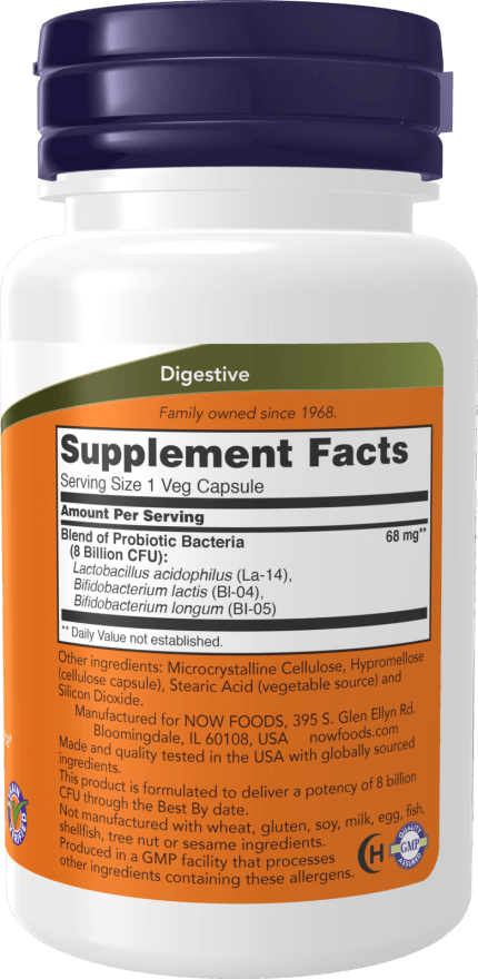 Acidophilus & Bifidus 8 Billion
