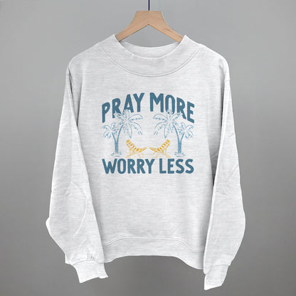 Pray More Worry Less Palm Trees