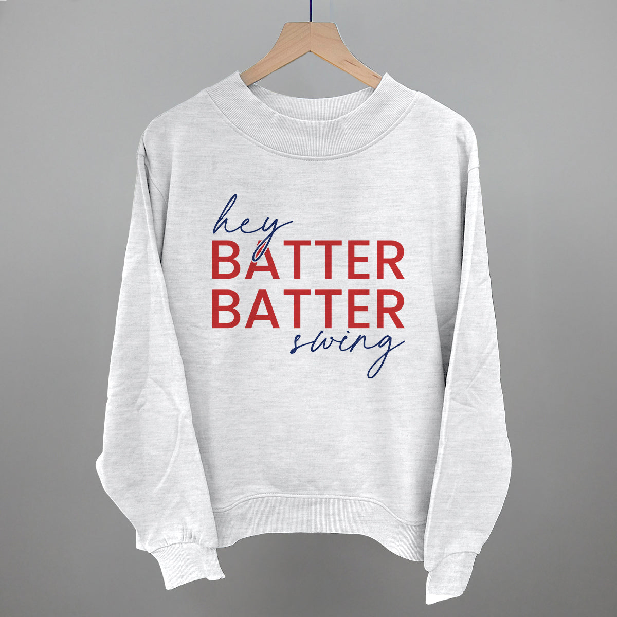 Hey Batter Batter Swing (Red + Navy)