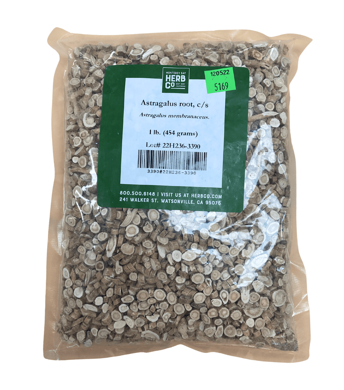 Astragalus Root, Cut, Sifted