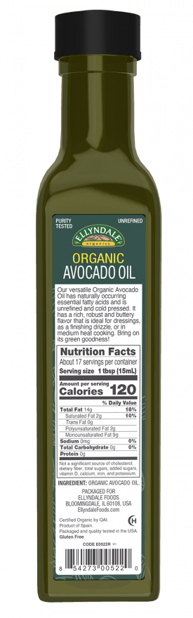 Avocado Cooking Oil, Organic