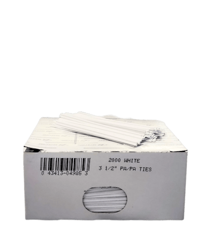 Bag Ties, Paper, 3.5", 2000 Count