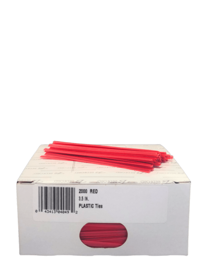 Bag Ties, Plastic, 3.5", 2000 Count