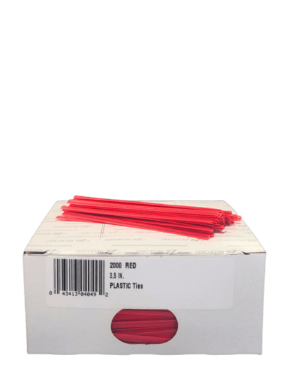 Bag Ties, Plastic, 3.5", 2000 Count