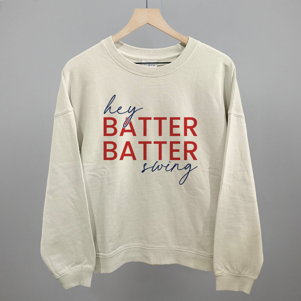 Hey Batter Batter Swing (Red + Navy)
