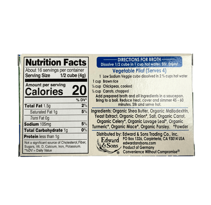 Bouillon Cubes, Vegan