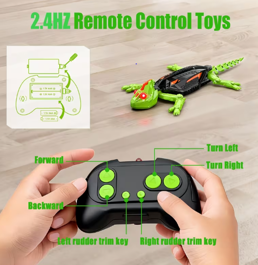 Wall Climbing RC Gecko – Remote Control Lizard Robot