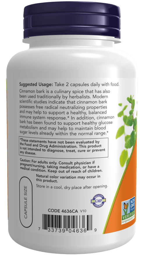 Cinnamon Bark 600 mg