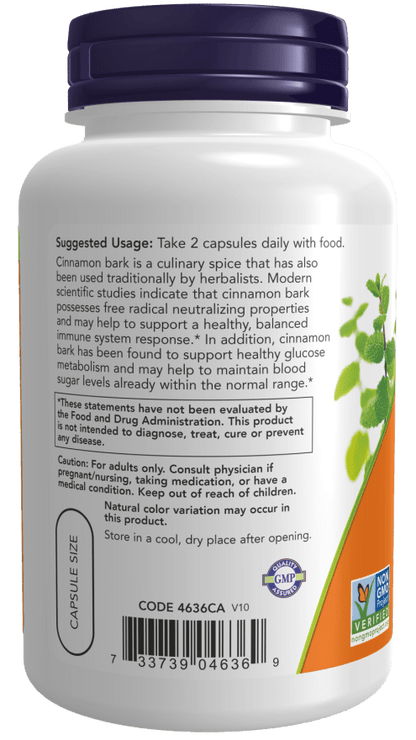 Cinnamon Bark 600 mg