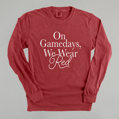 On Gamedays, We Wear Red