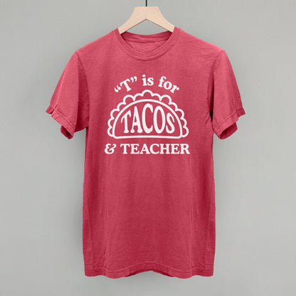 T is for Tacos and Teacher (Red and Green)
