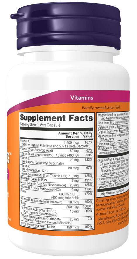 Daily Vits™ Veg Capsules - Multivitamin & Mineral