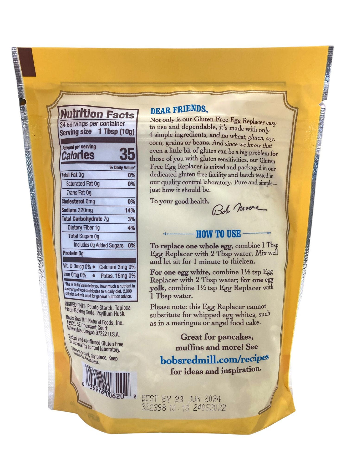 Egg Replacer, Bob's Red Mill