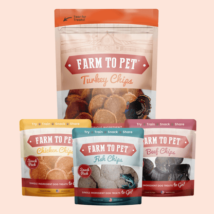 Puppy Packs 'n Snacks Dog Treat Starter Pack | Single-Ingredient Training Treats