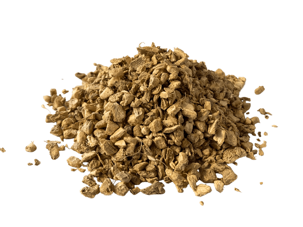Ginger Root, Cut, Sifted, Organic