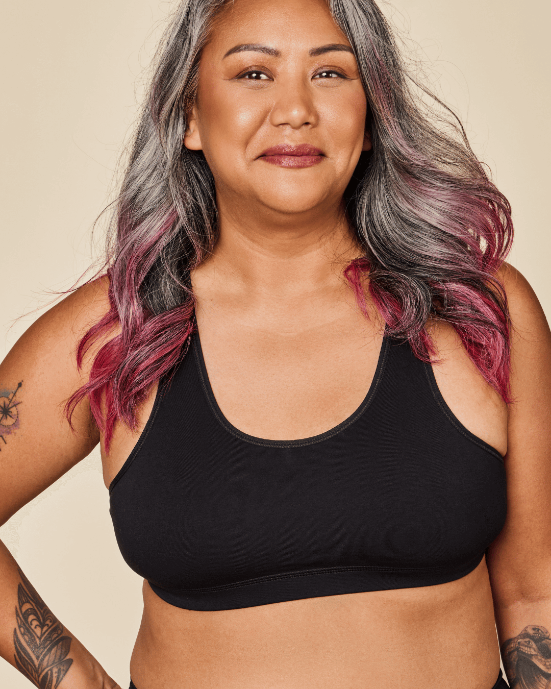 Glide Cotton Racerback Bralette