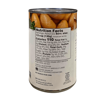 Great Northern Beans, Organic, Cadia