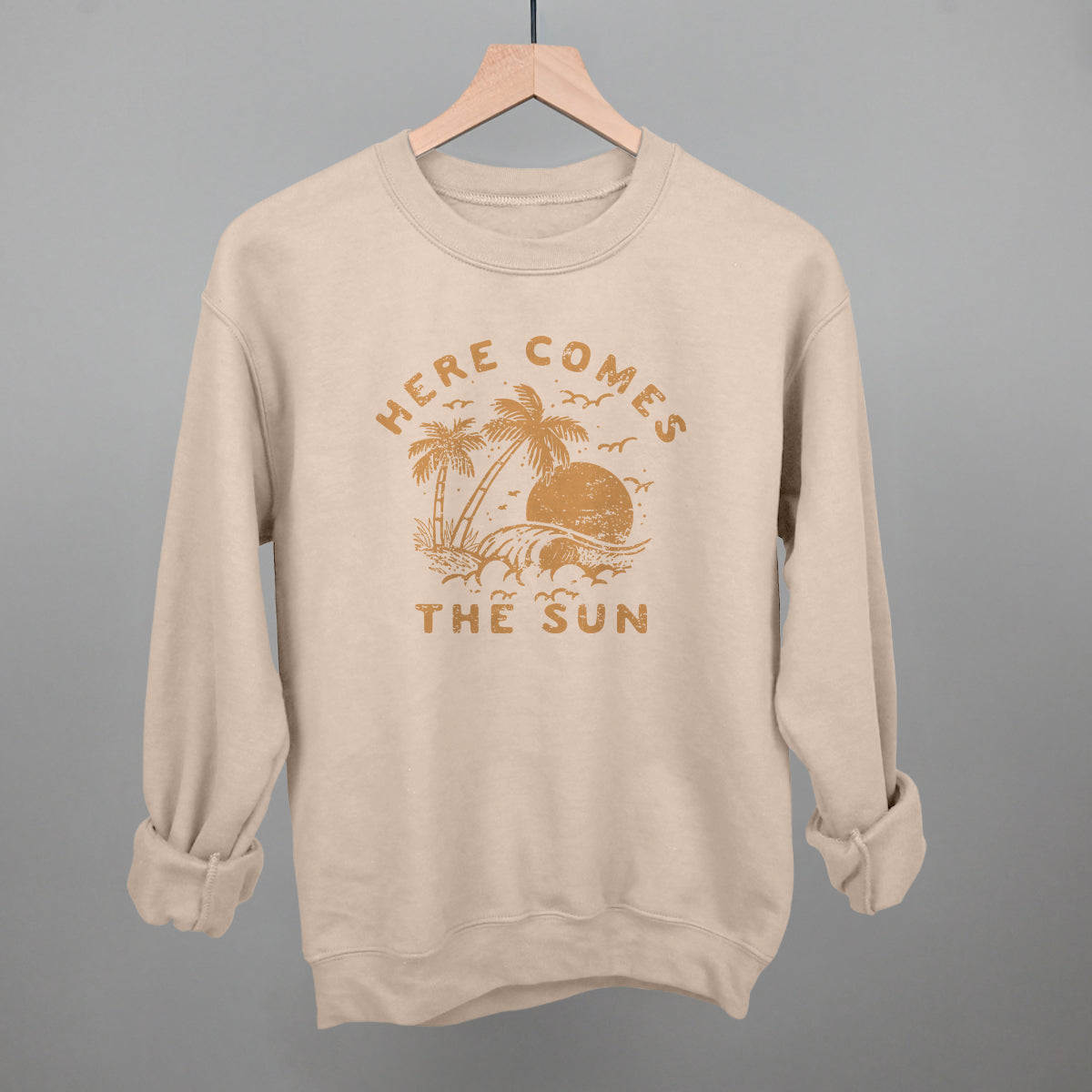 Here Comes The Sun Distressed