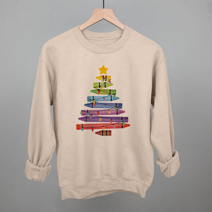 Crayon Christmas Tree