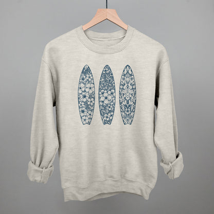 Blue Floral Surfboards