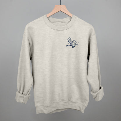 Oh Shucks Oysters (Navy Blue) (Left Chest)