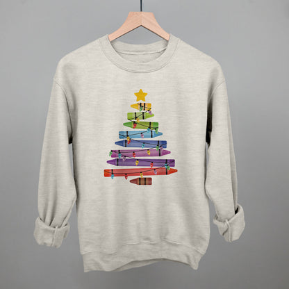 Crayon Christmas Tree