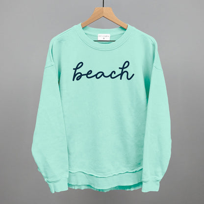 Beach (Blue Script)