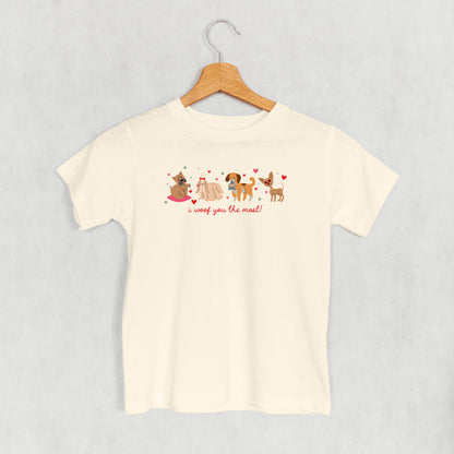 I Woof You The Most Dog Doodles (Kids)