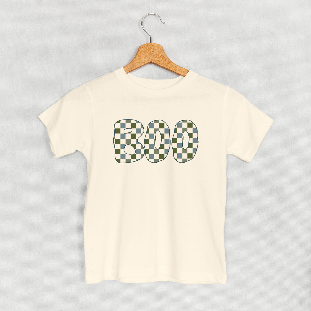 Boo Checkered (Blue & Green) (Kids)