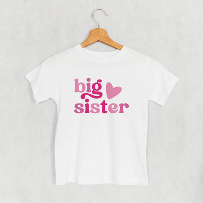 Big Sister Pink Heart (Kids)