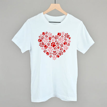 Paw Print Heart