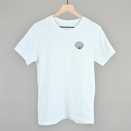 Speckled Seashell (Navy Blue) (Left Chest)