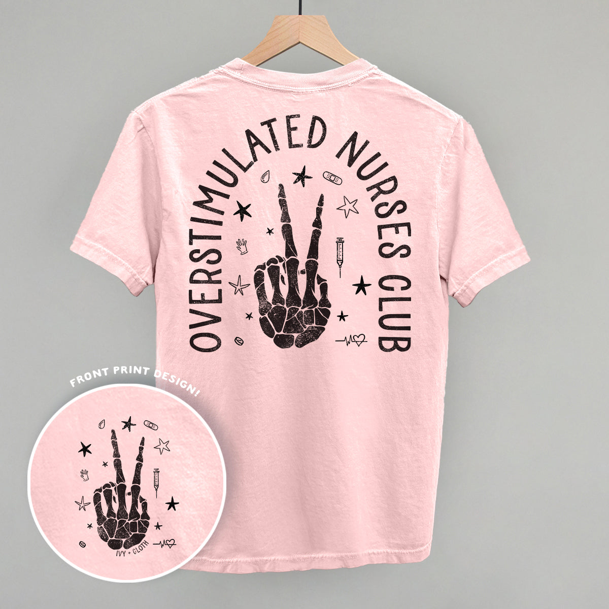 Overstimulated Nurses Club (Back Print)