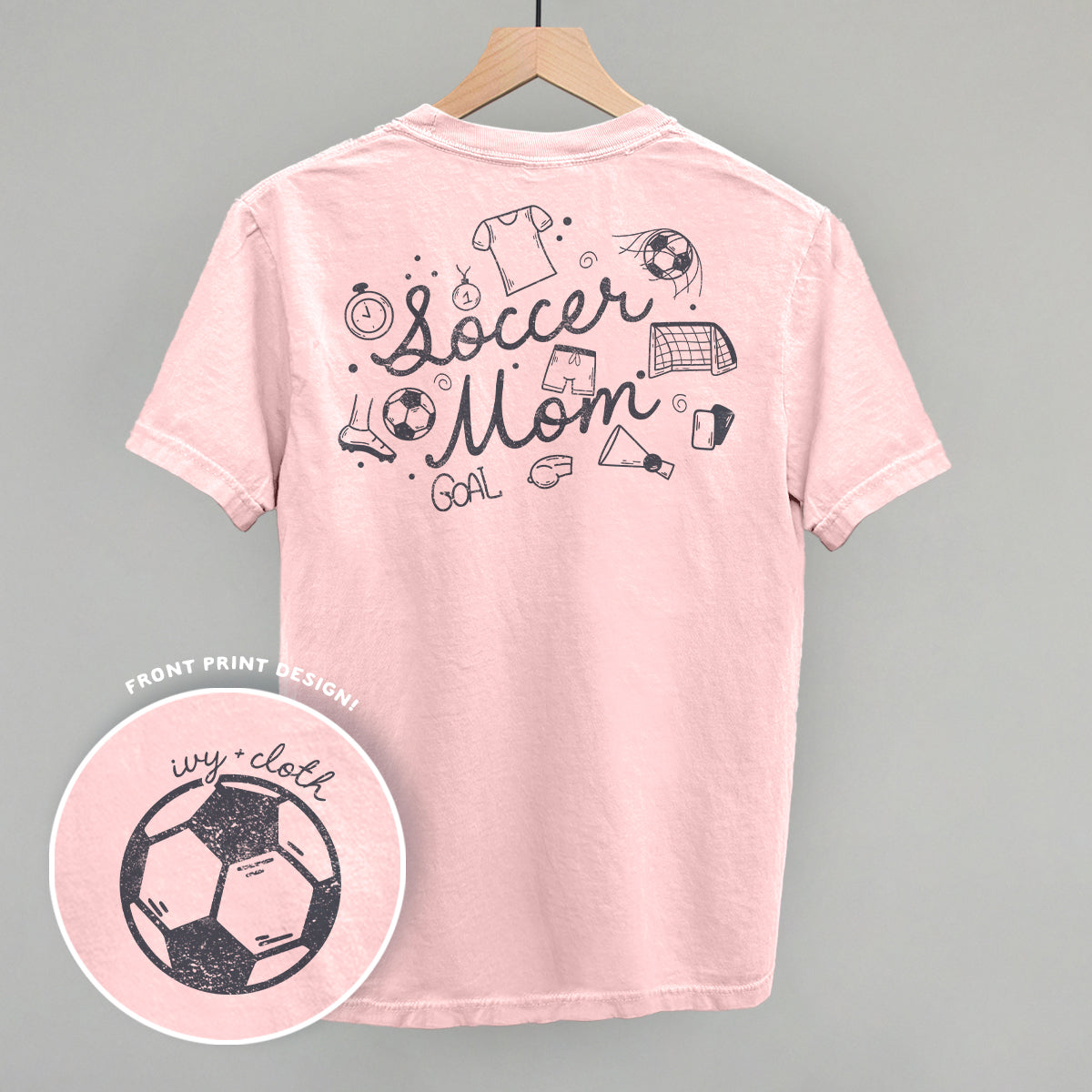 Soccer Mom (Script + Doodles) (Back Print)