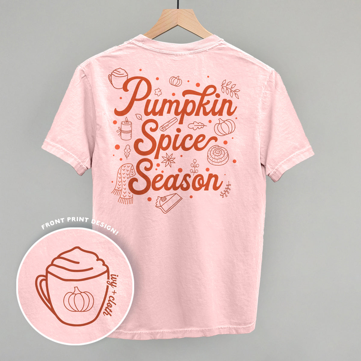 Pumpkin Spice Season Doodles (Back Print)