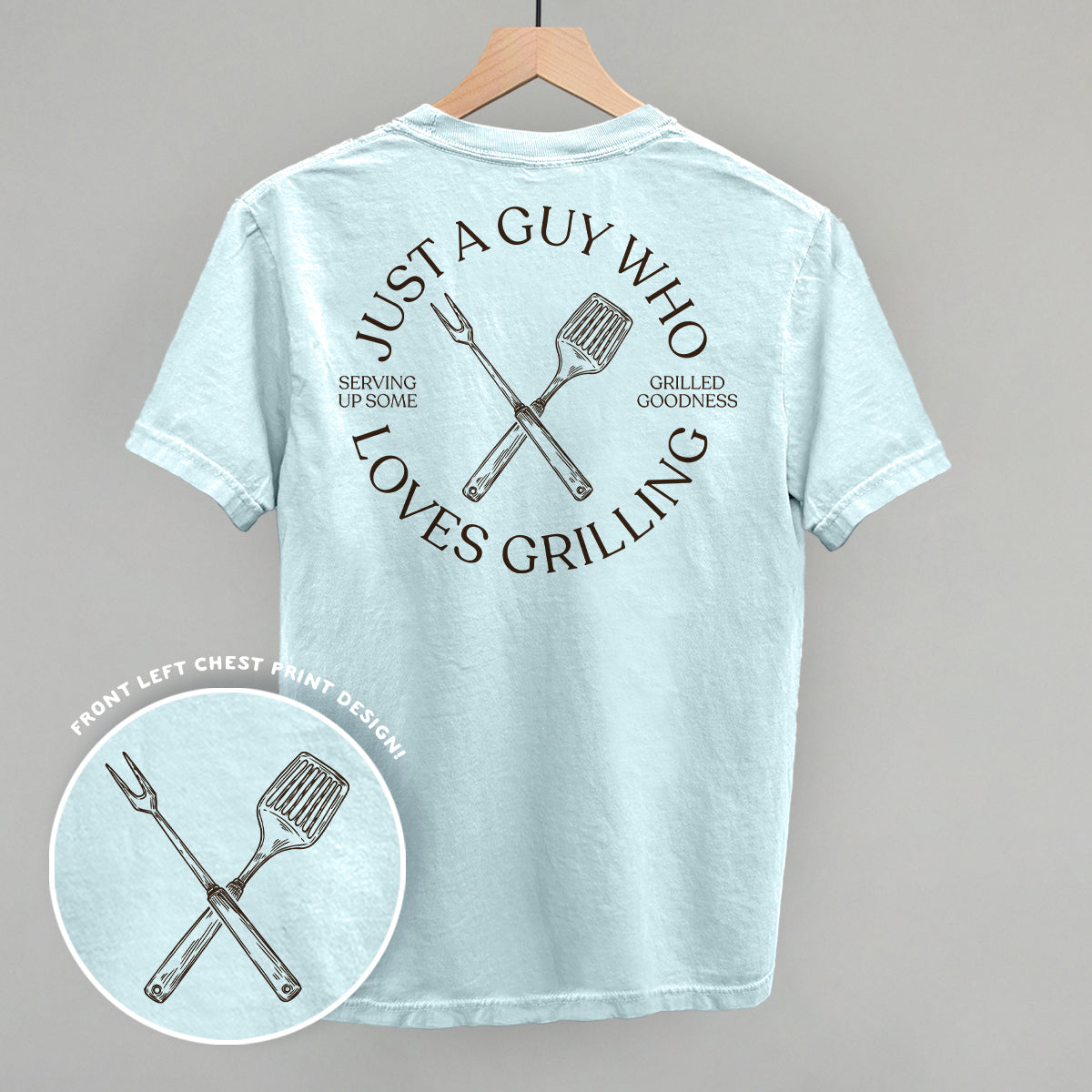 Just A Guy Who Loves Grilling (Back Print)