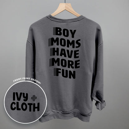 Boy Moms Have More Fun (Back Print)