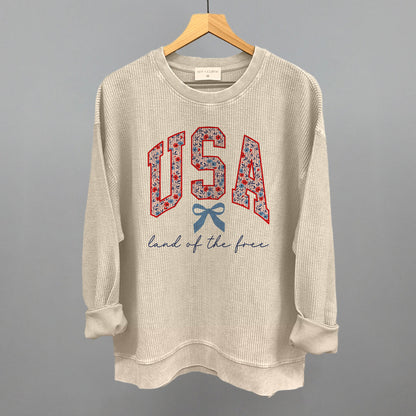 USA Floral Arch + Bow