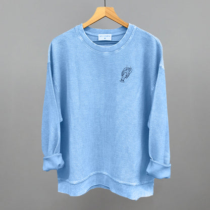 Lobster Doodle (Navy Blue) (Left Chest)