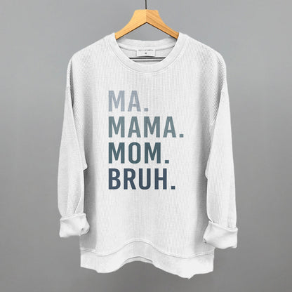 Ma Mama Mom Bruh Blue Gradient Text