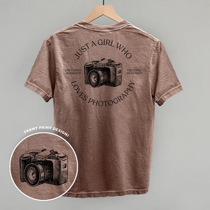 Just A Girl Who Loves Photography (Back Print)