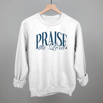 Praise The Lord Blue Script