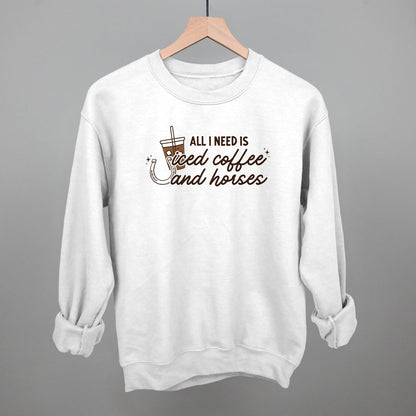 All I Need Is Iced Coffee And Horses
