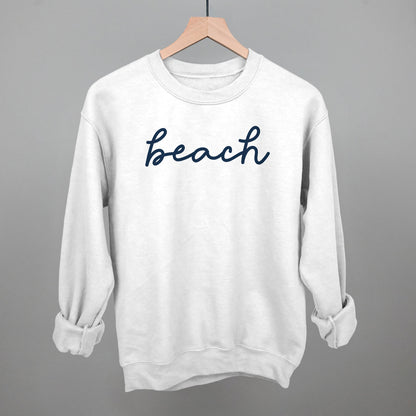 Beach (Blue Script)