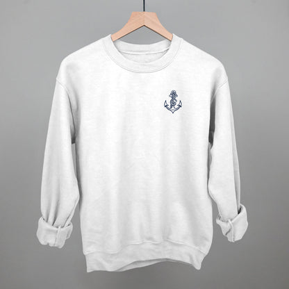 Anchor Doodle (Navy Blue) (Left Chest)