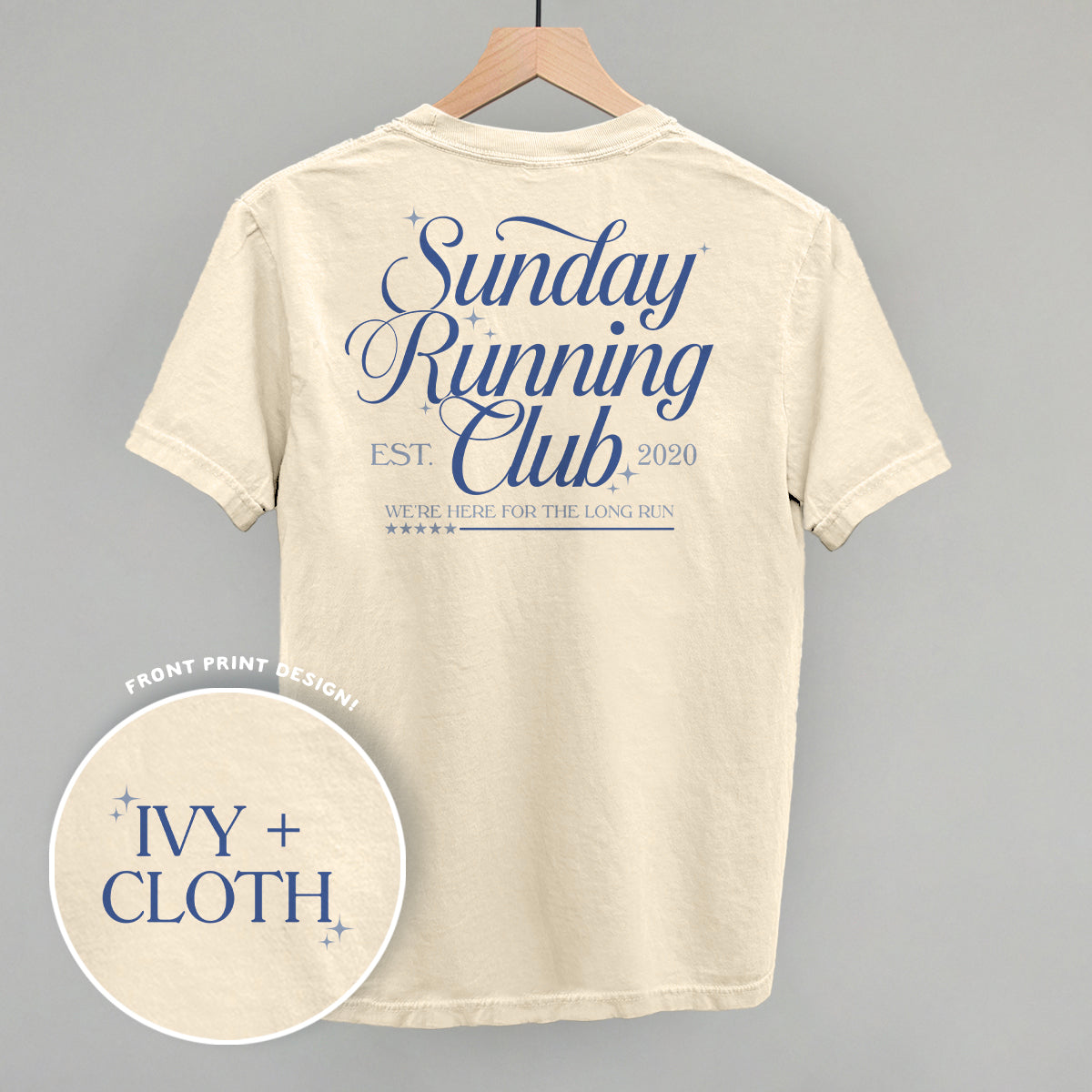 Sunday Running Club Script (Back Print)
