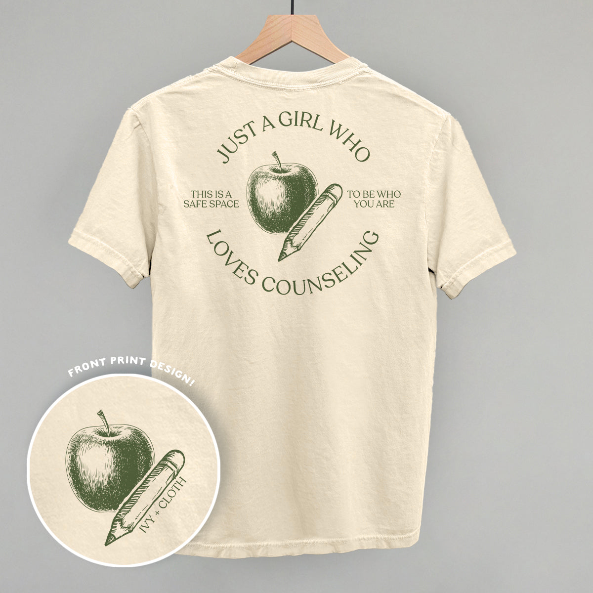 Just A Girl Who Loves Counseling (Back Print)