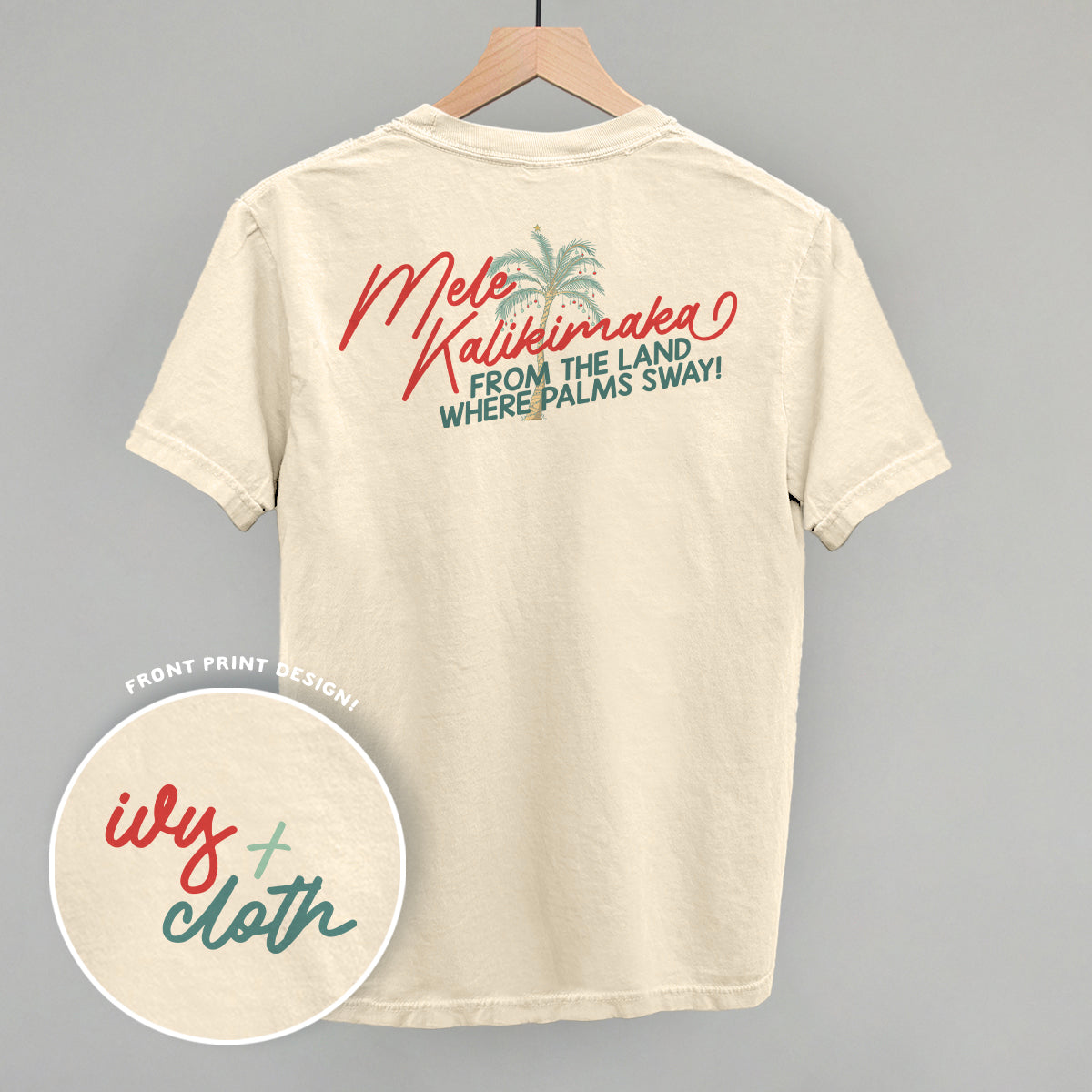 Mele Kalikimaka (Back Print)